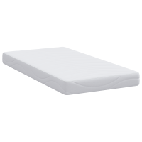 Produktbild för Madrass Vit 80 x 160 cm Jacquardtyg