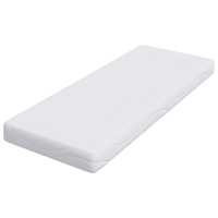 Produktbild för Madrass Vit 70 x 200 cm Jacquardtyg