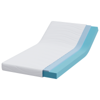 Produktbild för Madrass Vit 100 x 200 cm Jacquardtyg
