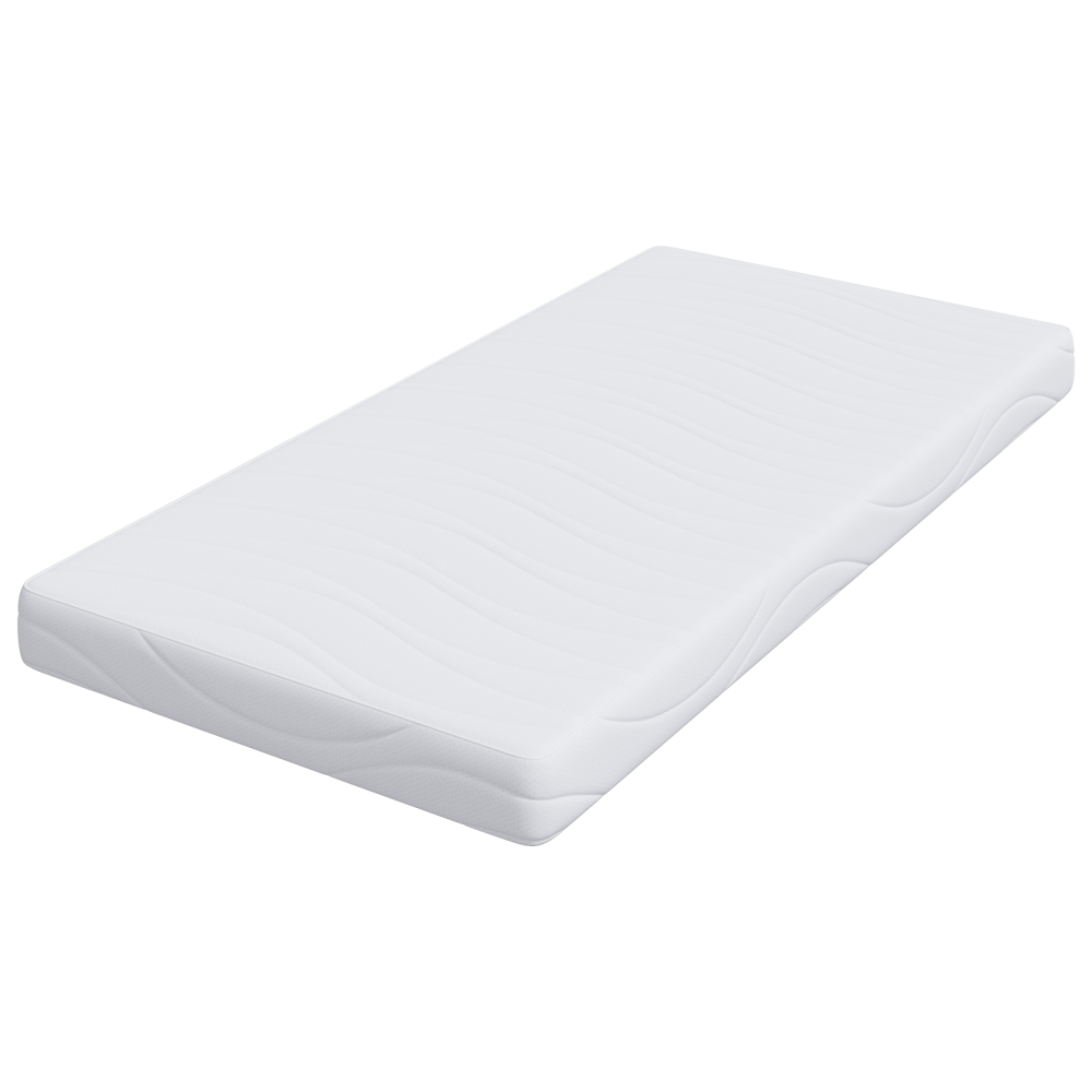 Produktbild för Madrass Vit 100 x 200 cm Jacquardtyg