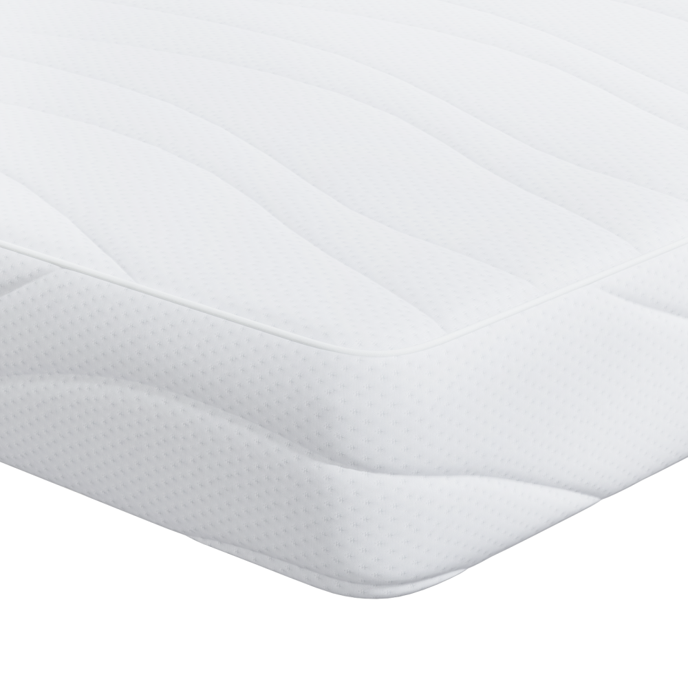Produktbild för Madrass Vit 140 x 190 cm Jacquardtyg