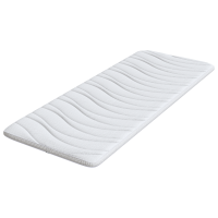 Produktbild för Madrasskydd Vit 70 x 200 cm Stickad tyg
