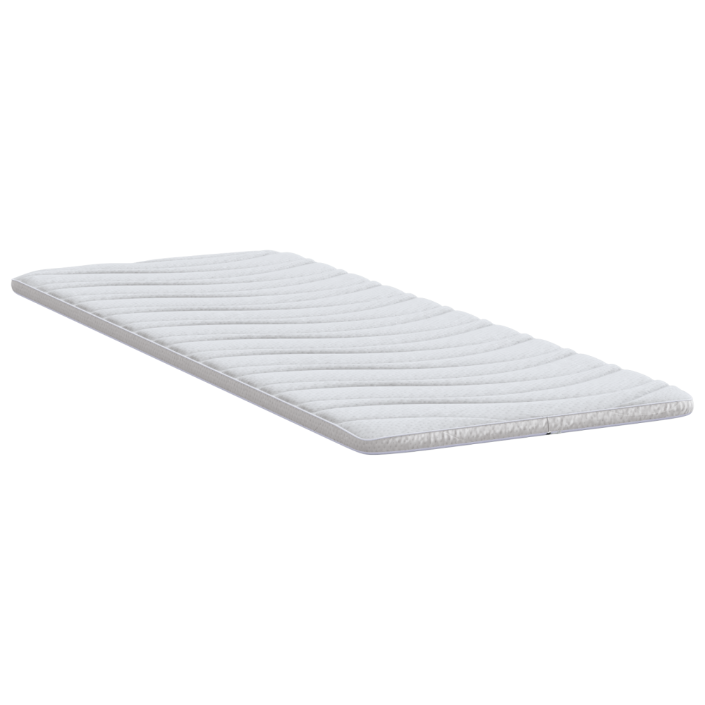 Produktbild för Madrasskydd Vit 80 x 200 cm Stickad tyg