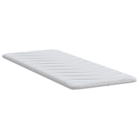 Produktbild för Madrasskydd Vit 80 x 200 cm Stickad tyg