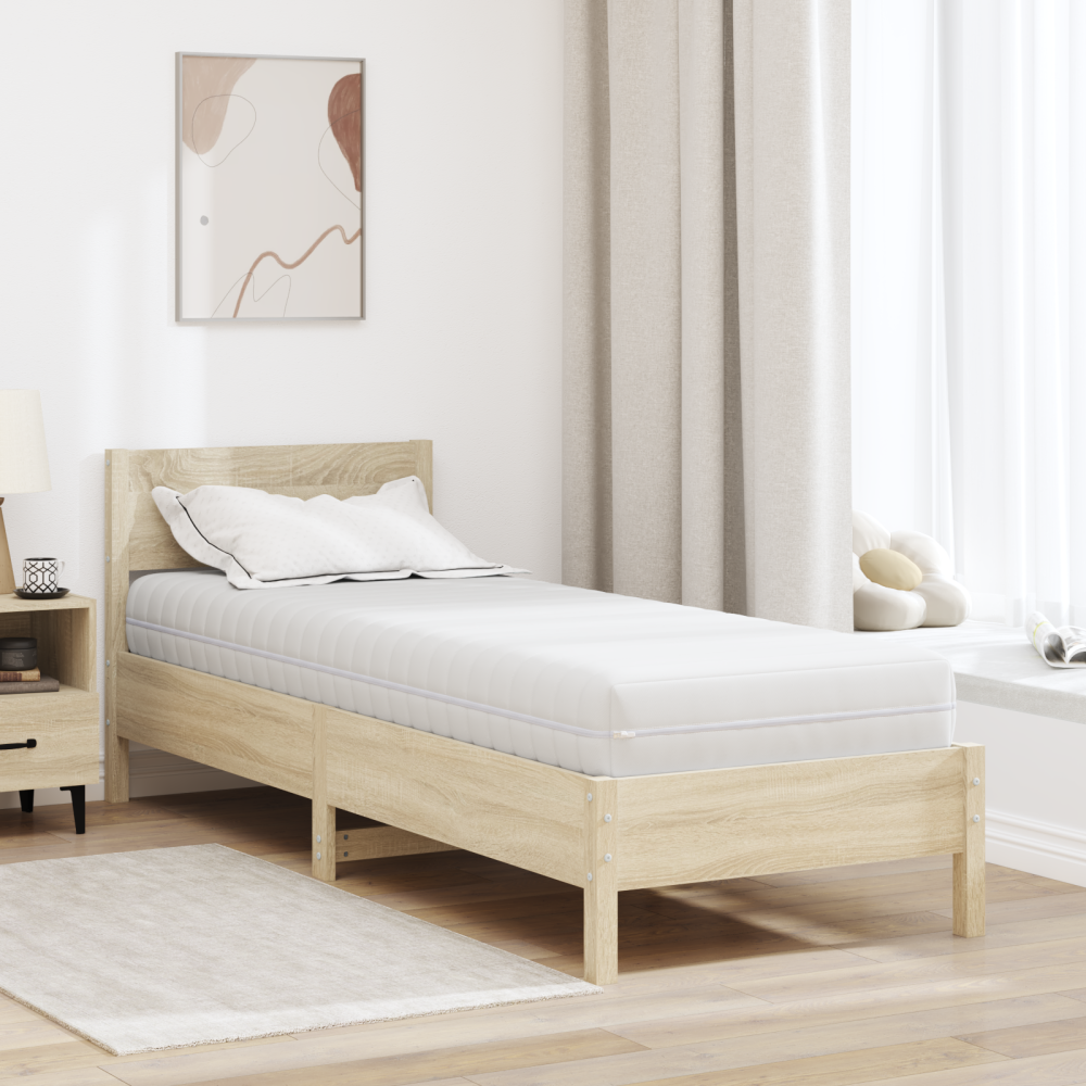 Produktbild för Madrass Vit 80 x 200 cm Pocketfjäder