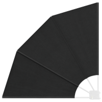 Produktbild för Balkongskärm 115 x 115 cm Polyester Antracit