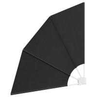 Produktbild för Balkongskärm 115 x 115 cm Polyester Antracit