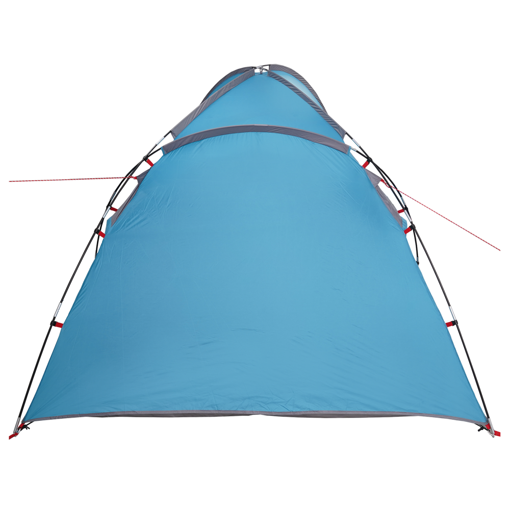 Produktbild för Stuga Tält med tak med lagring Blå 370 x 230 x 185 cm taffeta