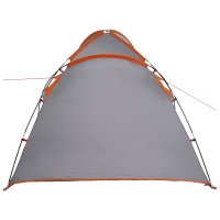 Produktbild för Stuga Tält med tak Grå och orange 370 x 230 x 185 cm taffeta