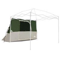 Produktbild för Innertält med tak med lagring Grön 280 x 220 x 176 cm taffeta