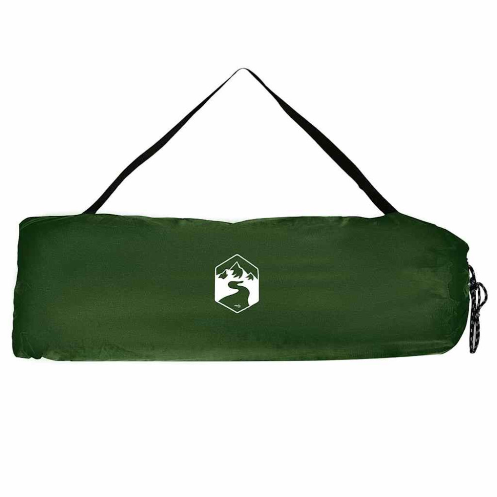 Produktbild för Innertält med tak med lagring Grön 280 x 220 x 176 cm taffeta