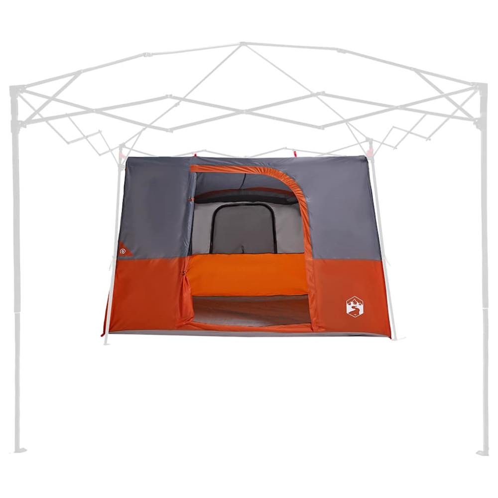 Produktbild för Innertält med tak Grå och orange 280 x 220 x 176 cm taffeta