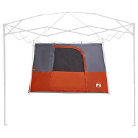 Produktbild för Innertält med tak Grå och orange 280 x 220 x 176 cm taffeta