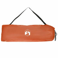 Produktbild för Innertält med tak Grå och orange 280 x 220 x 176 cm taffeta
