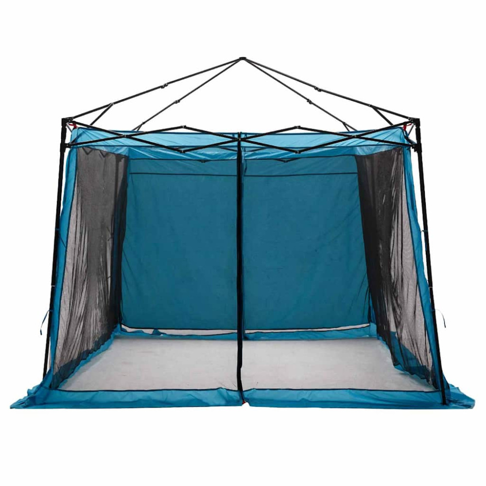 Produktbild för Innertält med tak med lagring Blå 303 x 303 x 196 cm taffeta
