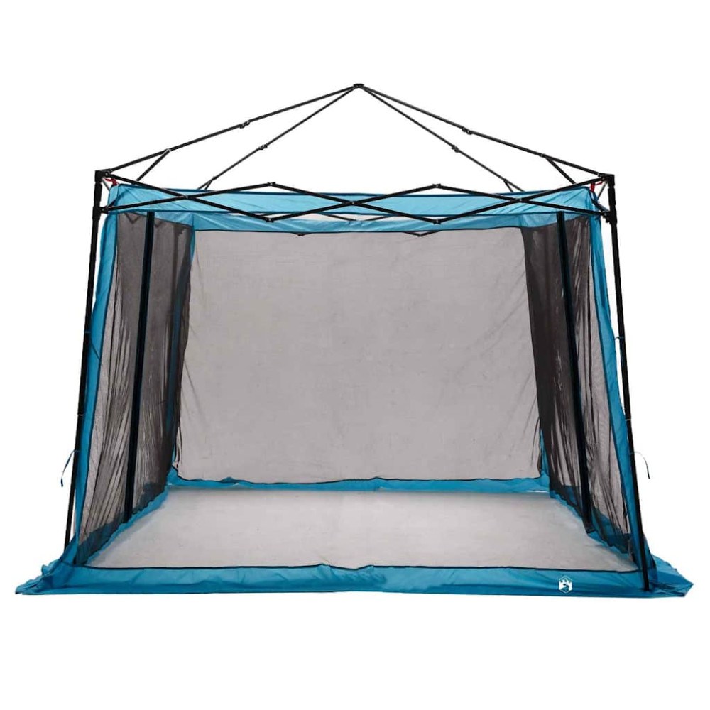 Produktbild för Innertält med tak med lagring Blå 303 x 303 x 196 cm taffeta