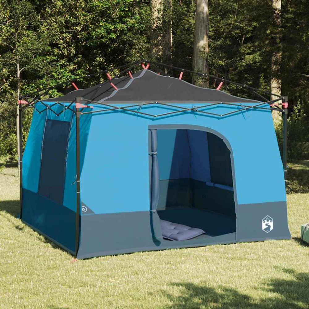 Produktbild för Innertält med tak med lagring Blå 290 x 288 x 234 cm taffeta