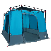 Produktbild för Innertält med tak med lagring Blå 290 x 288 x 234 cm taffeta