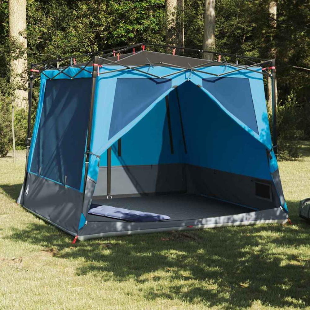 Produktbild för Innertält med tak med lagring Blå 291 x 291 x 240 cm taffeta