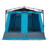 Produktbild för Innertält med tak med lagring Blå 291 x 291 x 240 cm taffeta