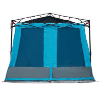 Produktbild för Innertält med tak med lagring Blå 291 x 291 x 240 cm taffeta