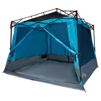 Produktbild för Innertält med tak med lagring Blå 291 x 291 x 240 cm taffeta