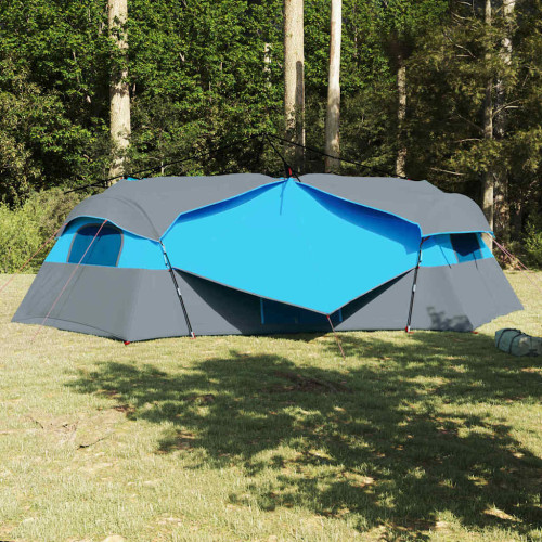 vidaXL Innertält med tak med lagring Blå 520 x 520 x 190 cm taffeta