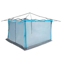 Produktbild för Innertält med tak med lagring Blå 520 x 520 x 190 cm taffeta