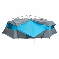 Produktbild för Innertält med tak med lagring Blå 520 x 520 x 190 cm taffeta