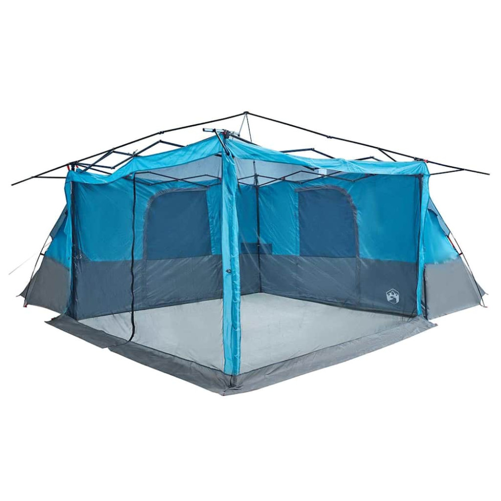 Produktbild för Innertält med tak med lagring Blå 520 x 520 x 190 cm taffeta