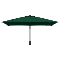 Produktbild för Trädgårdsparasol Grön 248,5 x 247,5 x 160 cm Polyester och Stål
