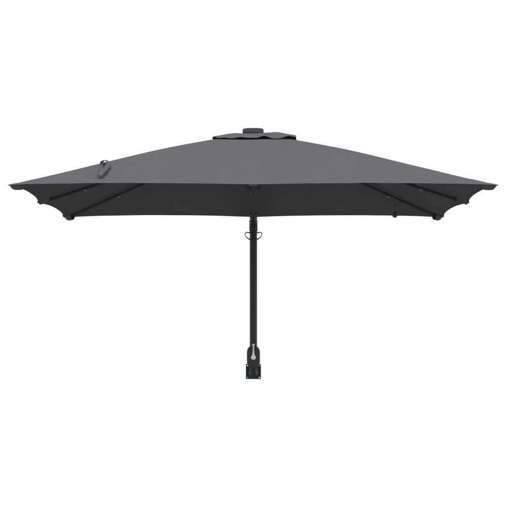 Produktbild för Trädgårdsparasol Antracit 248,5 x 247,5 x 160 cm