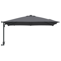 Produktbild för Trädgårdsparasol Antracit 248,5 x 247,5 x 160 cm