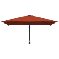 Produktbild för Trädgårdsparasol Terracotta 248,5 x 247,5 x 160 cm