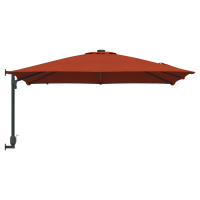 Produktbild för Trädgårdsparasol Terracotta 248,5 x 247,5 x 160 cm