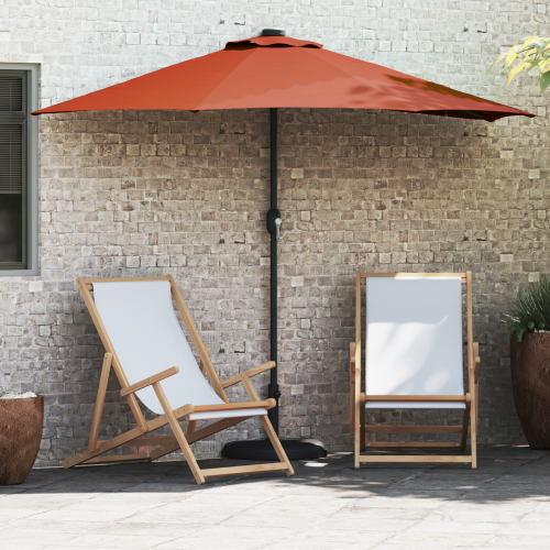 vidaXL Trädgårdsparasol Terracotta 294 x 150 x 224 cm
