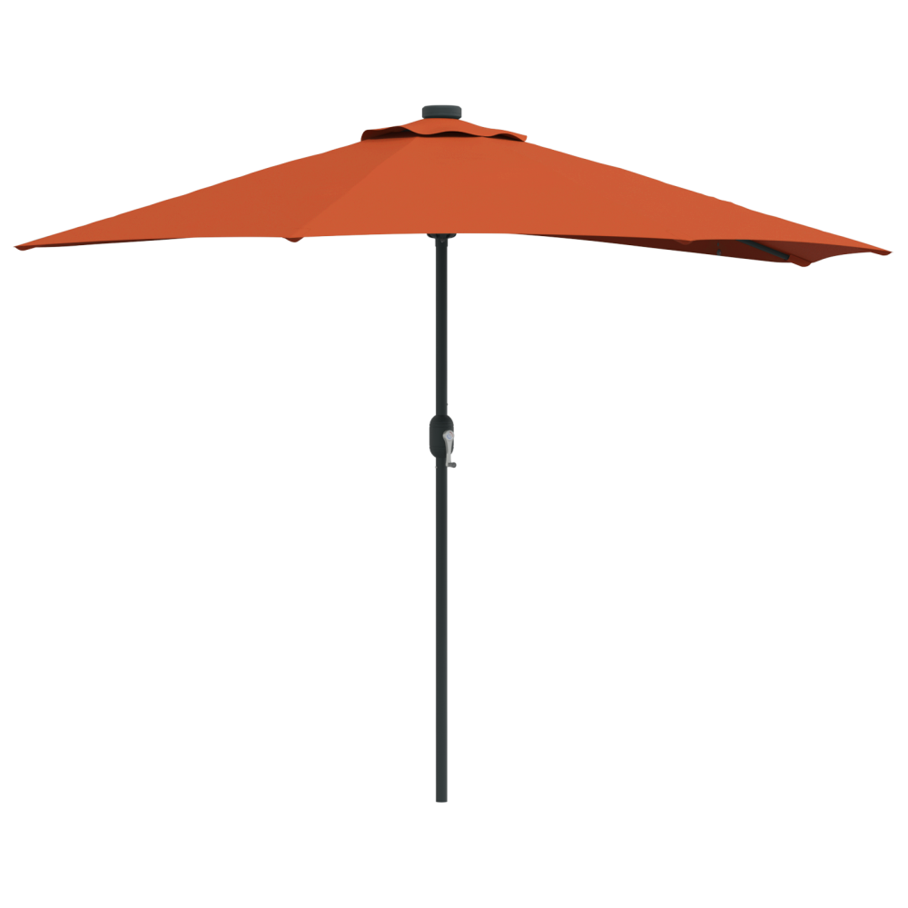 Produktbild för Trädgårdsparasol Terracotta 294 x 150 x 224 cm