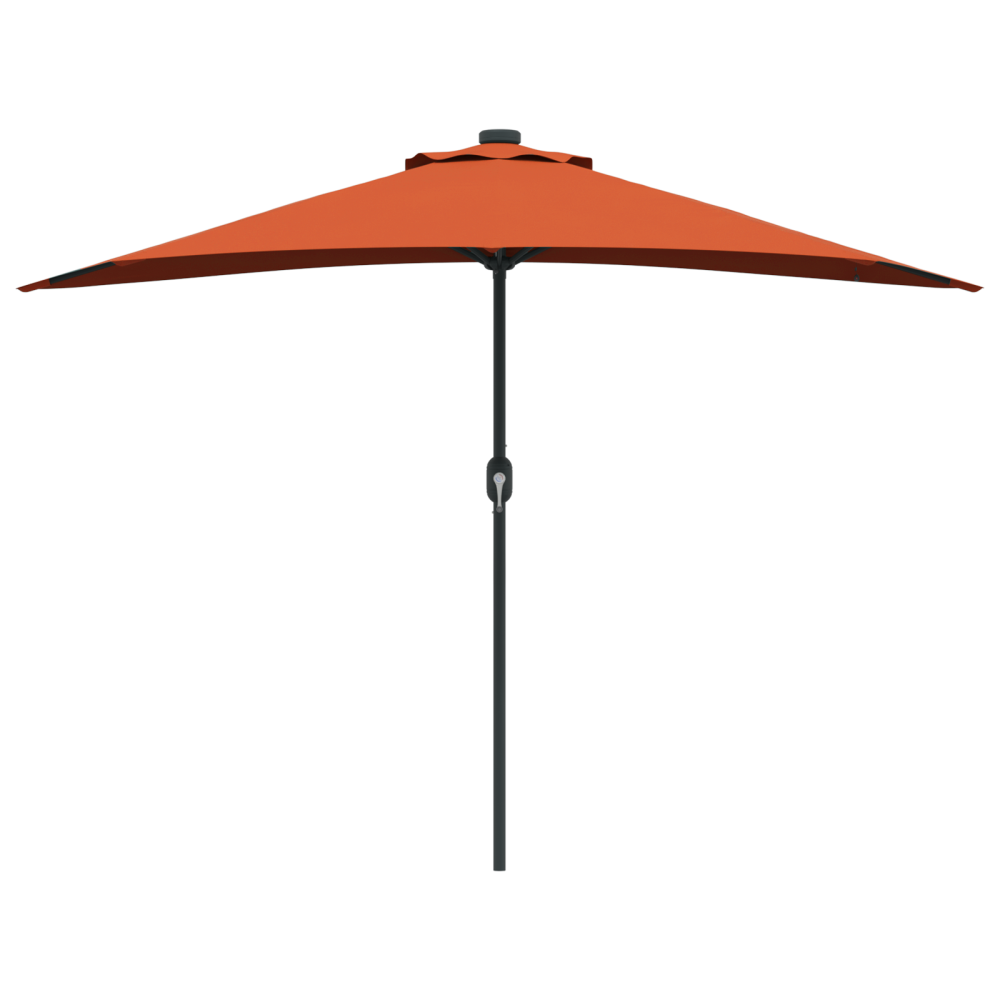Produktbild för Trädgårdsparasol Terracotta 294 x 150 x 224 cm