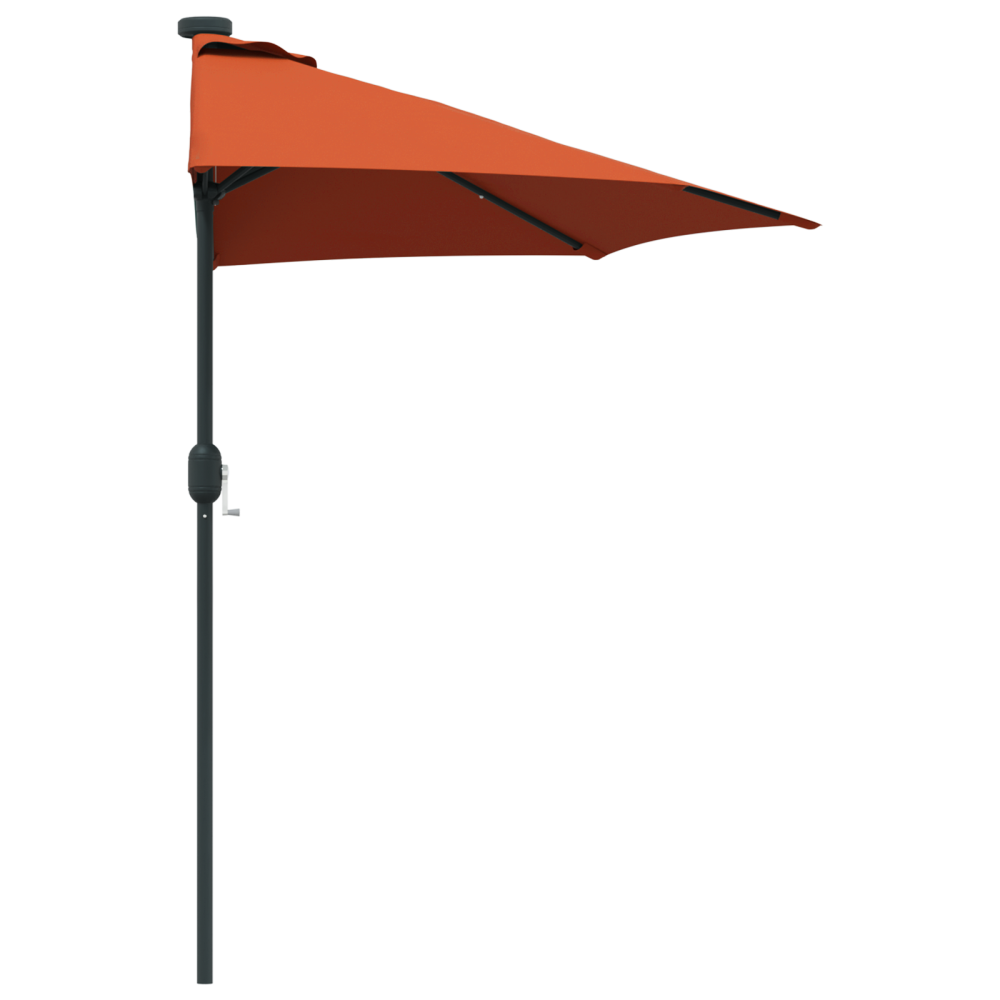 Produktbild för Trädgårdsparasol Terracotta 294 x 150 x 224 cm