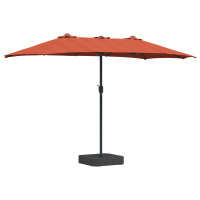 Produktbild för Trädgårdsparasol Terracotta 385 x 209 x 244 cm