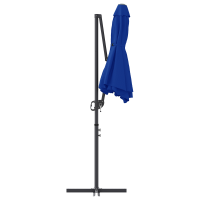 Produktbild för Parasoll 372 x 198 x 243 cm Polyester och aluminium Azurblå