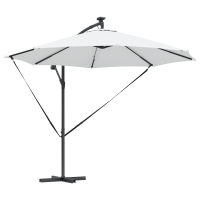 Produktbild för Parasoll Sand 294 x 294 x 248 cm Polyester och aluminium