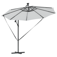 Produktbild för Parasoll Sand 294 x 294 x 248 cm Polyester och aluminium
