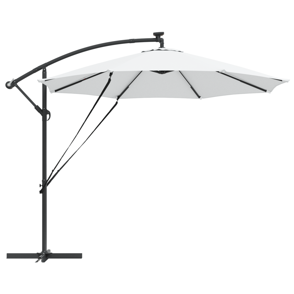 Produktbild för Parasoll Sand 294 x 294 x 248 cm Polyester och aluminium