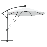 Produktbild för Parasoll Sand 294 x 294 x 248 cm Polyester och aluminium