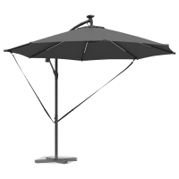 Produktbild för Parasoll Antracit 294 x 294 x 248 cm Polyester och aluminium