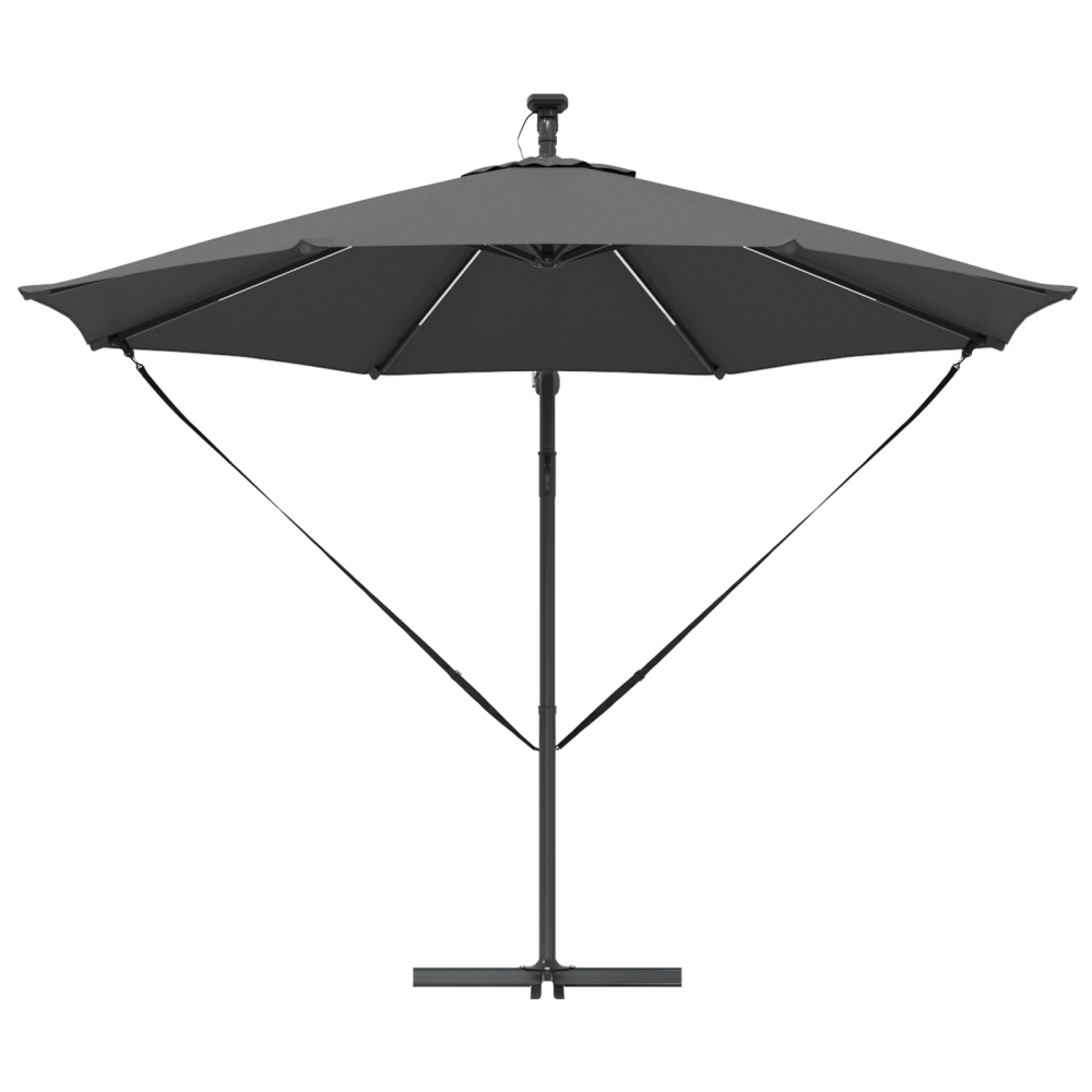 Produktbild för Parasoll Antracit 294 x 294 x 248 cm Polyester och aluminium