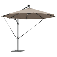 Produktbild för Parasoll Taupe 294 x 294 x 248 cm Polyester och aluminium