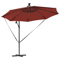Produktbild för Parasoll Terracotta 294 x 294 x 248 cm Polyester och aluminium