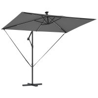 Produktbild för Parasoll Antracit 294 x 200 x 270 cm Polyester och aluminium